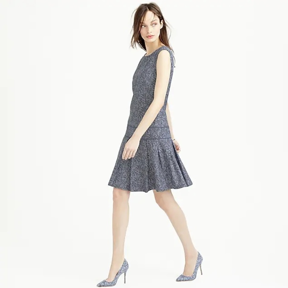 J Crew Palm Tree Dress